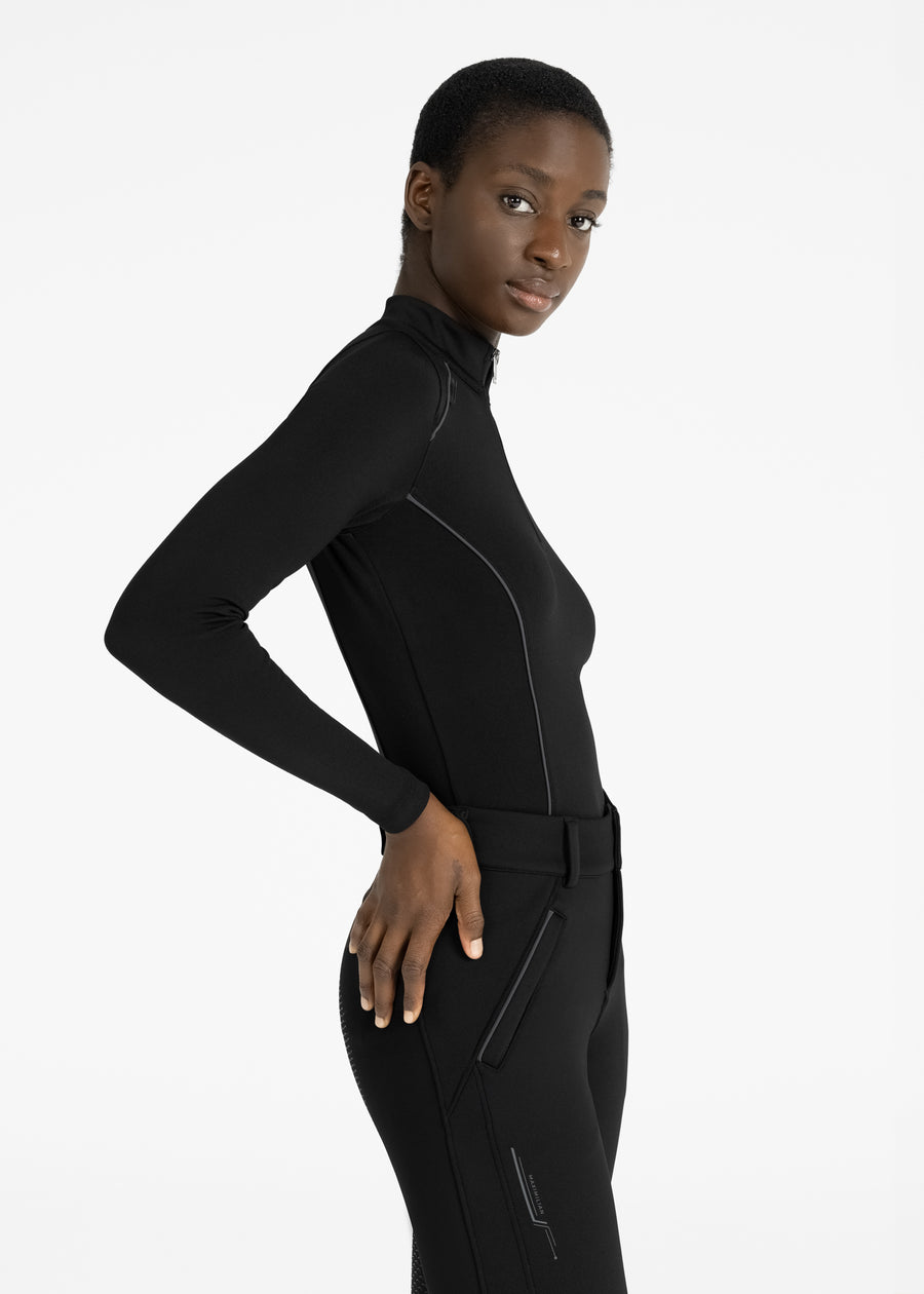 Arctic Fleeced Base Layer (Black)