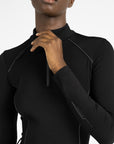 Arctic Fleeced Base Layer (Black)