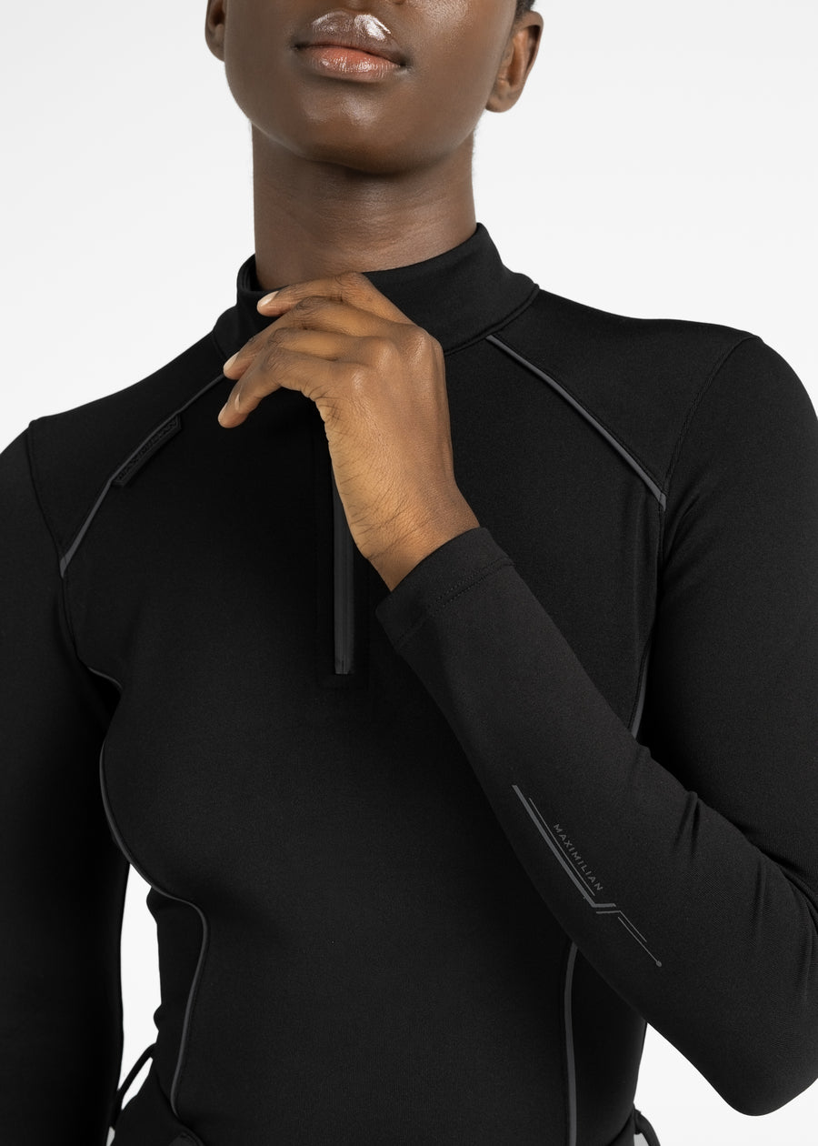 Arctic Fleeced Base Layer (Black)