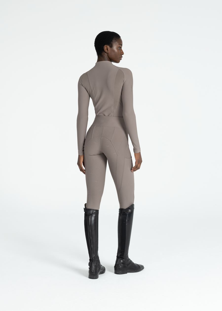 Outline Riding Leggings (Taupe)