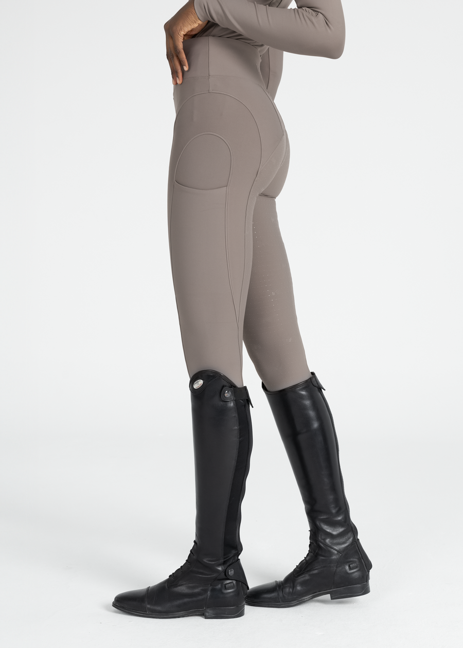 Outline Riding Leggings (Taupe)