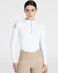 Winter Long Sleeve Base Layer (White/Gold)