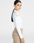 Winter Long Sleeve Base Layer (White/Gold)