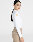 Winter Long Sleeve Base Layer (White/Gold)