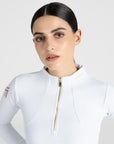 Winter Long Sleeve Base Layer (White/Gold)