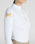 Winter Long Sleeve Base Layer (White/Gold)