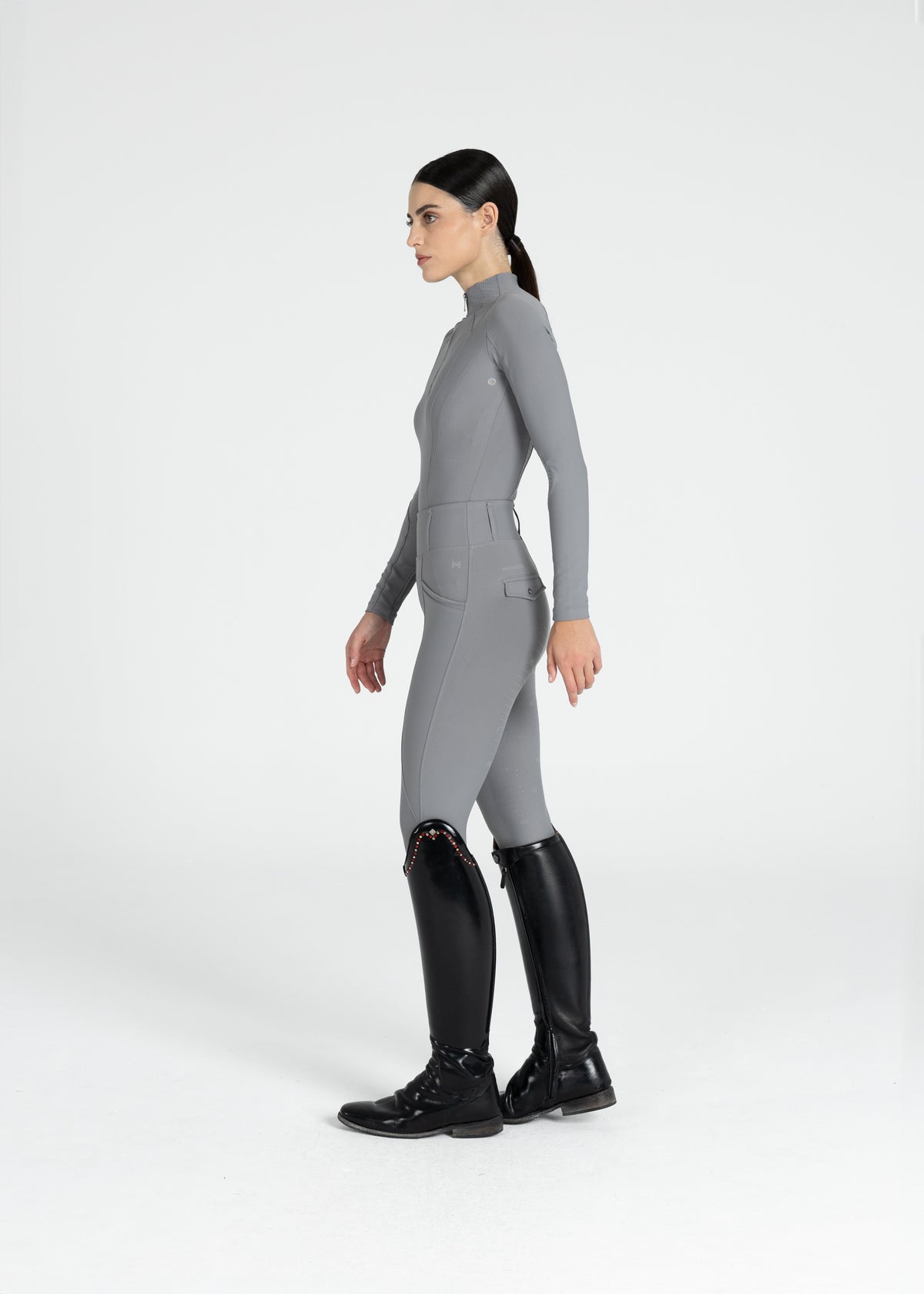 Pro Riding Pro Riding Leggings (Titanium) – Maximilian Equestrian