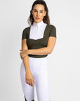 Short Sleeve Sienna Show Shirt (Khaki)