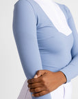 Long Sleeve Sienna Show Shirt (Iris Blue)