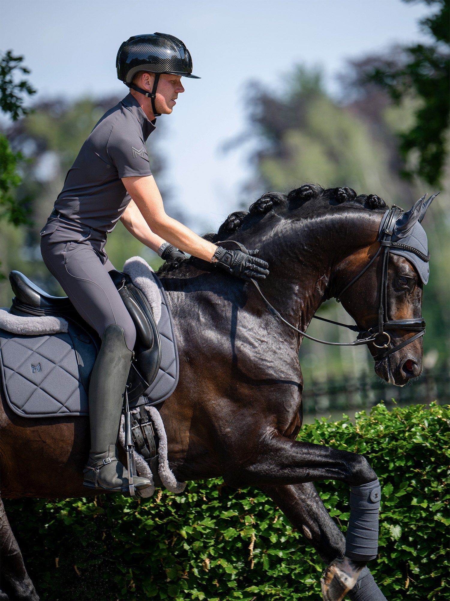 Two riders. One standard.